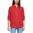 thumbnail image 2 of Gap Women's Linen Blend Button-Down Shirt, 2 of 10