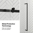 thumbnail image 6 of OVE Decors Selby 55-1/2 - 60"W x 74"H Frameless Sliding Shower Door with Clear Glass, 6 of 9
