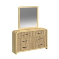 thumbnail image 1 of Society Den Woodridge 6-Drawer Dresser and Mirror in Natural, 1 of 8