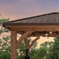 thumbnail image 6 of Backyard Discovery Barrington Cedar Gazebo with Powerport, Choose Size, 6 of 12