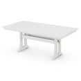 thumbnail image 4 of POLYWOOD Gulf Shores Farmhouse Trestle Dining Set, 6pc, 4 of 9