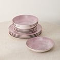 thumbnail image 3 of Christian Siriano Onyx 24-Piece Porcelain with Gold Rim Dinnerware Set, 3 of 7