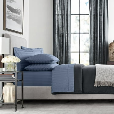 Member’s Mark 700-Thread-Count Hotel Premier Collection Egyptian Cotton Stripe Sheet Set, Assorted Sizes