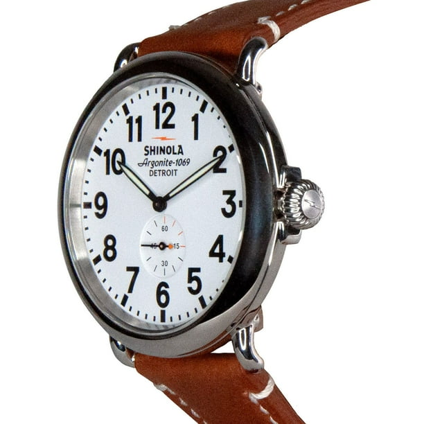 Shinola Runwell Quartz Leather Watch, 47mm - Samsclub.com