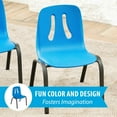 thumbnail image 3 of Lifetime Children's Essential Stacking Chair, 4 Pack, Blue, 3 of 10