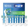 thumbnail image 1 of Oral-B FlossAction Electric Toothbrush Replacement Brush Heads, 10 ct., 1 of 10