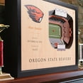 thumbnail image 2 of YouTheFan Oregon State Beavers 25-Layer Football Stadium View 3D Wall Art, 2 of 5