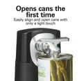 thumbnail image 5 of Hamilton Beach 76611FG FlexCut Electric Can Opener, Cordless & Rechargeable, Black with Chrome Accents, 5 of 8