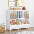 thumbnail image 1 of RiverRidge Kids Catch-All 35" Toy Organizer with Cubbies and Two 5" Fabric Bins, 1 of 7