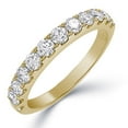 thumbnail image 1 of Round Cut Diamond Band in 14K Gold, 1 of 5