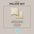 thumbnail image 9 of Martha Stewart Tulum Indoor/Outdoor Decorative Pillow, Set of 2, Choose Size, 9 of 10