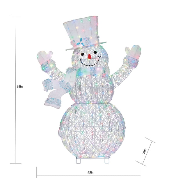 Member's Mark 5' Pre-Lit Color Changing Snowman - Samsclub.com
