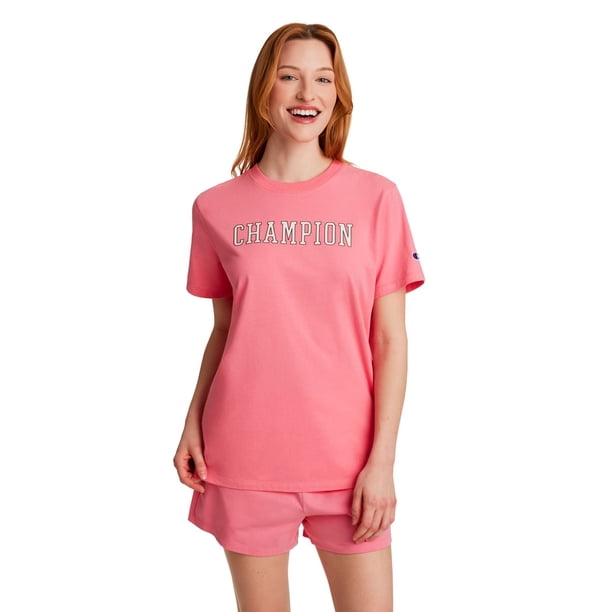 Lサイズ / CHAMPION / HEAVY WEIGHT T-SHIRT Champion Women's Short Sleeve Varsity Logo T-Shirt - Samsclub.com