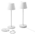 thumbnail image 2 of Member's Mark White LED Patio Touch Lamps, Set of 2, 2 of 3