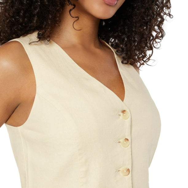 Express Women's Linen Vest - Samsclub.com