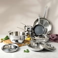 thumbnail image 16 of Tramontina 12-Piece Tri-Ply Clad Stainless Steel Cookware Set, 16 of 16