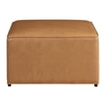 thumbnail image 6 of Studio Living Hailey Storage Ottoman in Brown Faux Leather, 6 of 8
