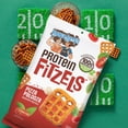 thumbnail image 5 of Lenny & Larry's Fitzels, Pizza Flavored Protein Pretzel, 100g Protein, 16 oz., 5 of 6
