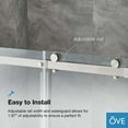 thumbnail image 6 of OVE Decors Bel Soft Close 60" W x 32" D x 78-3/4" H  Corner Shower with Sliding Door, Side Panel & Base, 6 of 9