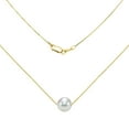 thumbnail image 1 of 8-9MM Akoya Pearl 18" Swivel Pendant in 14K Gold, 1 of 3