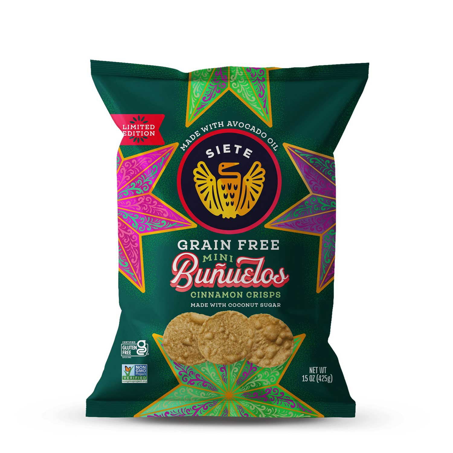 Siete Mini Grain-Free Bunuelos Cinnamon Crisps, 15 oz. - Samsclub.com