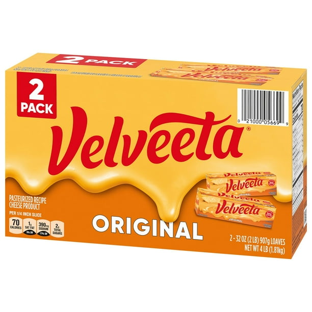 Velveeta Original Pasteurized Cheese Loaf 32 oz., 2 ct. - Samsclub.com