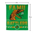 thumbnail image 7 of Logo Brands Florida A&M Rattlers 60"x70" Super Plush Blanket, 7 of 7