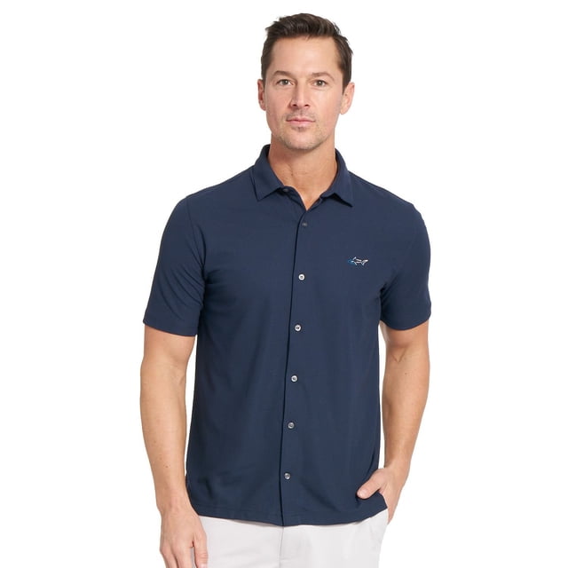 Greg Norman Men's Button Front Polo