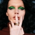 thumbnail image 5 of BREDA X Dalmata Time Ring Emerald Crystals and Stainless Steel Expandable Ring Watch, 15MM, 5 of 6