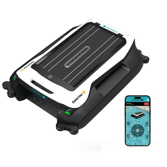 Fugoo SolarVAC Solar Powered Robot Pool Skimmer