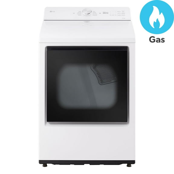 LG 7.3 cu. ft. Gas Dryer with AI Sensing