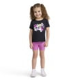 thumbnail image 2 of Converse Toddler Girls 2-Piece Biker Short Outfit Set, 2 of 7