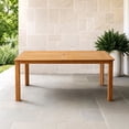 thumbnail image 4 of Member's Mark Lisbon Teak Deep Dining Set with Sunbrella Fabric, 7pc, 4 of 8