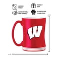 thumbnail image 3 of Logo Brands Wisconsin Badgers 14oz Relief Mug Set, 3 of 5