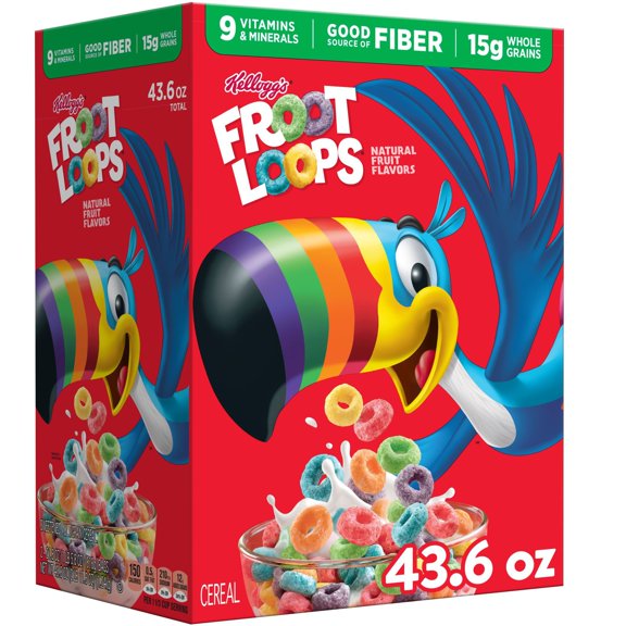 Froot Loops Breakfast Cereal, 43.6 oz.