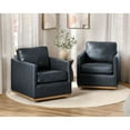 thumbnail image 1 of Member's Mark Modern Classic Leather Swivel Chair, Assorted Colors, 1 of 9