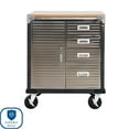 thumbnail image 3 of Seville Classics UltraHD 4-Drawer Rolling Cabinet, 28" W x 25" D x 34.5" H, 3 of 12