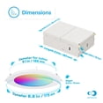 thumbnail image 7 of 4in & 6 In Wi-Fi Smart Slim Recessed LED Light 12W 1100LM 12 Pack, 7 of 9