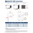 thumbnail image 9 of Maxx Ice 30" Wide Full Dice Ice Machine (650 lb.) with 580 lb. Bin, 9 of 9
