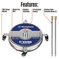 thumbnail image 3 of Westinghouse 16.5 in. 4400 PSI Stainless Steel Pressure Washer Surface Cleaner, 3 of 8