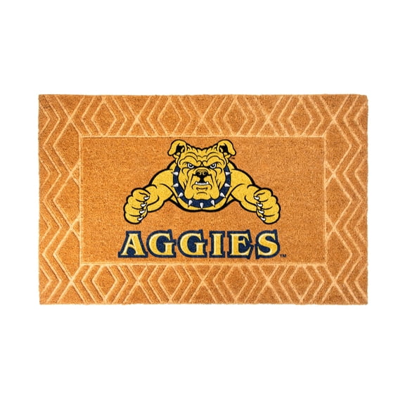 Logo Brands North Carolina A&T Aggies Coir Outdoor Mat