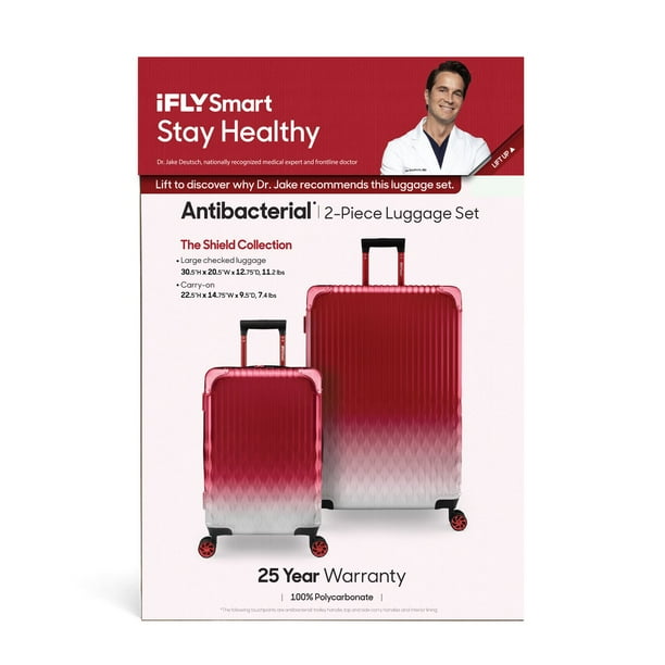 iFLY Smart Shield Collection Antibacterial Travel Set, 2 Piece