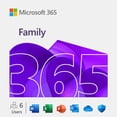 thumbnail image 1 of Microsoft 365 Family with Copilot | 12-Month Subscription, up to 6 people | Premium Office apps | 1TB OneDrive cloud storage | PC/Mac Download, 1 of 6