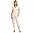 thumbnail image 1 of Steve Madden Women's Short Sleeve Top & Pant Pajama Set, 1 of 5