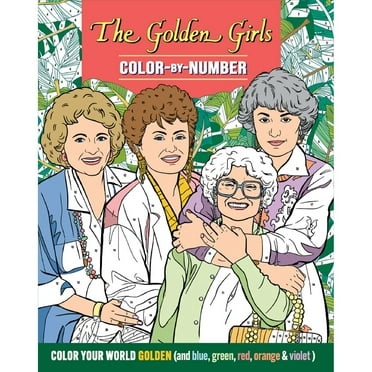 The Golden Girls Color-by-Number, Paperback