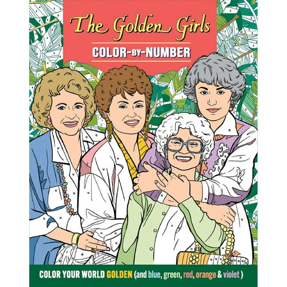 The Golden Girls Color-by-Number, Paperback