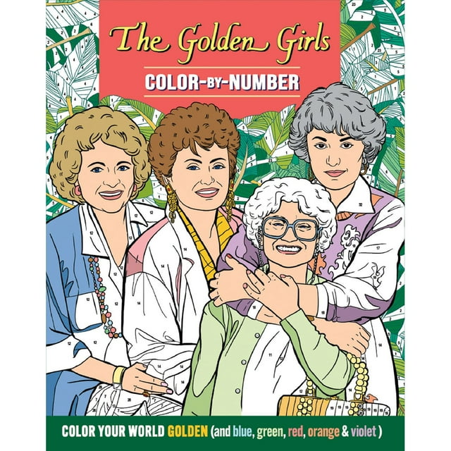 The Golden Girls Color-by-Number, Paperback