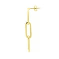 thumbnail image 5 of Paperclip Dangle Earrings in 14K Gold, 5 of 7