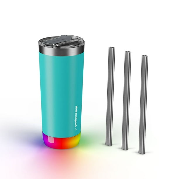 HidrateSpark Pro 20-oz. Stainless Steel Smart Tumbler w/ 3 Straws