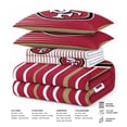 thumbnail image 5 of Logo Brands San Francisco 49ers Queen Bed-In-A-Bag Set, 5 of 5